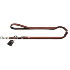 Best Cody Cognac Mørkebrun 3-trins hundeline 20/200 Hundesnor I Mange Varianter Og Materialer|Hundesnor Til Hvalpe