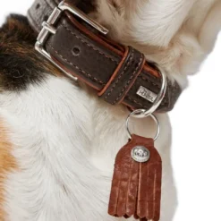Best Cody 45 Mørkebrun Cognac hundehalsbånd - 33-39 cm Hvalpehalsbånd - Bløde Og Sikre Halsbånd Med Perfekt Pasform Til Din Hvalp|Hundehalsbånd Med Stil - Komfort Og Sikkerhed Til Din Hund
