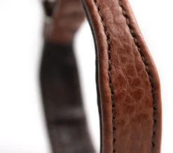 Clearance Cody Petit 27 Cognac Mørkebrun hundehalsbånd Hvalpehalsbånd - Bløde Og Sikre Halsbånd Med Perfekt Pasform Til Din Hvalp|Hundehalsbånd Med Stil - Komfort Og Sikkerhed Til Din Hund