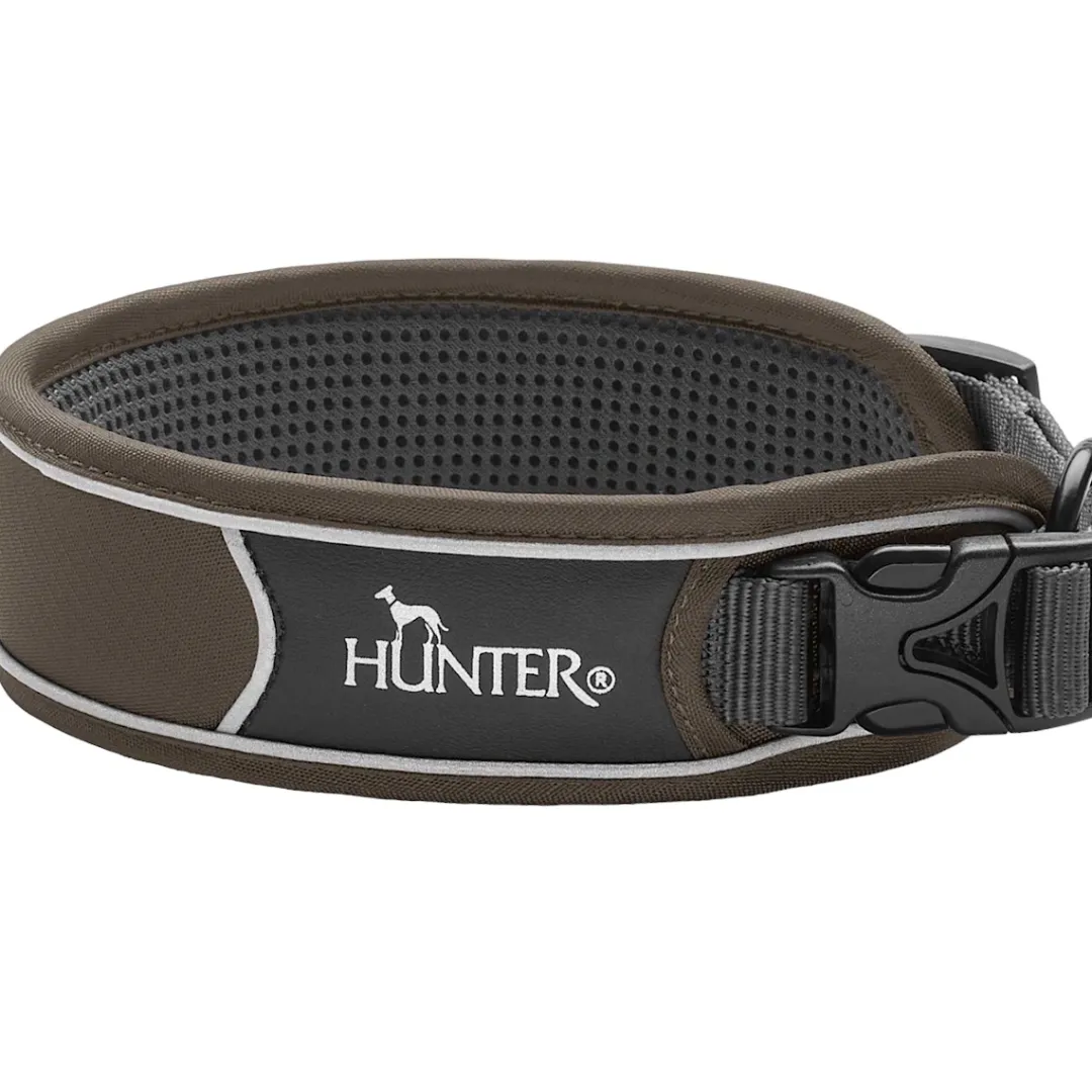 Sale Divo Hundehalsbånd XL 55-65 Brun/Grå - justerbart hundehalsbånd (55-65 cm, B 5,5 cm Hvalpehalsbånd - Bløde Og Sikre Halsbånd Med Perfekt Pasform Til Din Hvalp|Hundehalsbånd Med Stil - Komfort Og Sikkerhed Til Din Hund