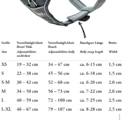 Clearance Divo hundesele L-XL grå/grå just mave 79-107 cm - Stabil kontrol og komfort Hvalpeseler - Bløde Justerbare Seler Der Giver Din Hvalp Tryghed Og Støtte På Turen|Hundeseler Til Alle Behov Og Hundestørrelser