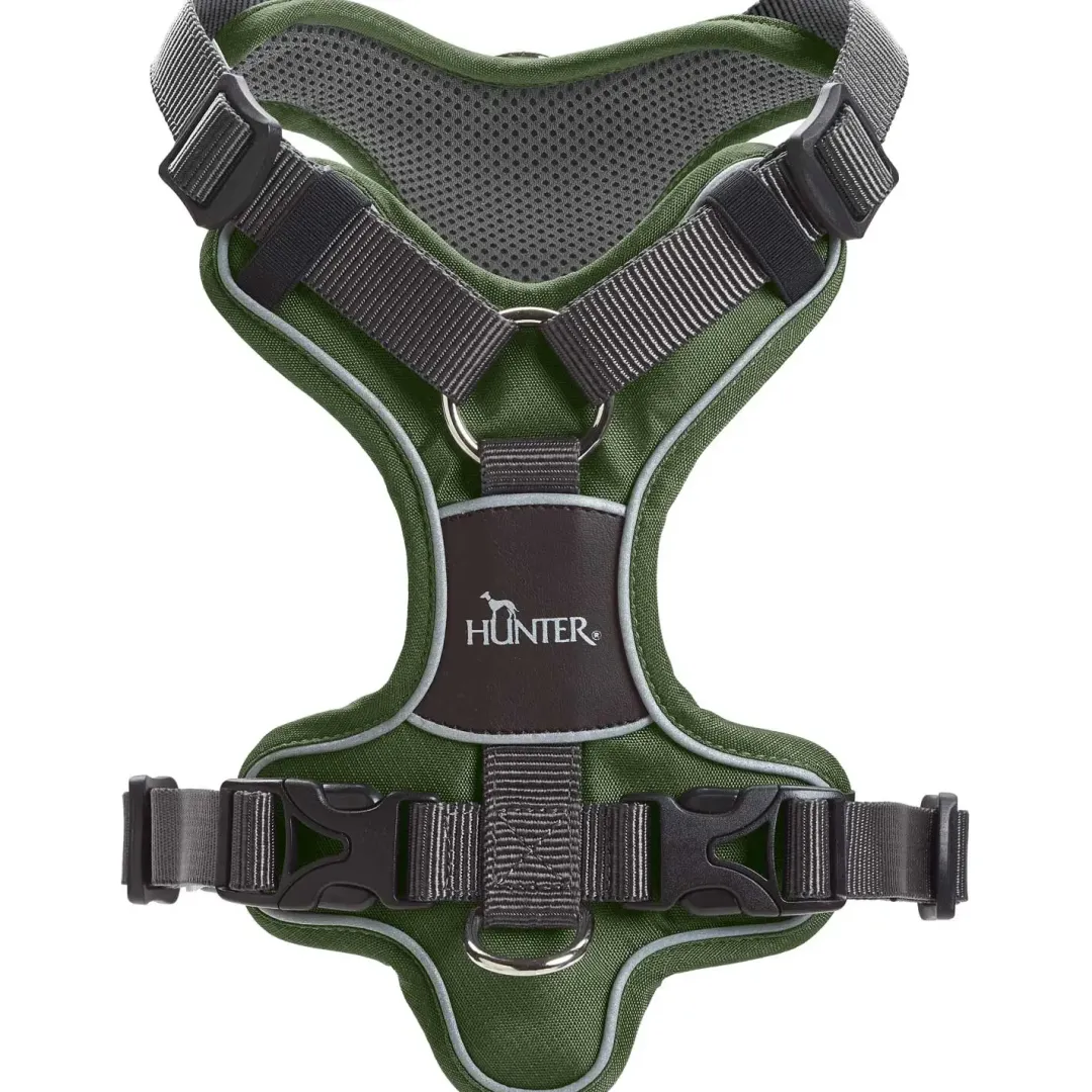 Divo hundesele L-XL grøn/grå just mave 79-107 cm - Stabil kontrol og komfort Hvalpeseler - Bløde Justerbare Seler Der Giver Din Hvalp Tryghed Og Støtte På Turen|Hundeseler Til Alle Behov Og Hundestørrelser