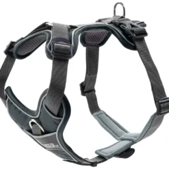 Clearance Divo hundesele S-M grå/grå just mave 52-68 cm - Stabil kontrol og komfort Hvalpeseler - Bløde Justerbare Seler Der Giver Din Hvalp Tryghed Og Støtte På Turen|Hundeseler Til Alle Behov Og Hundestørrelser