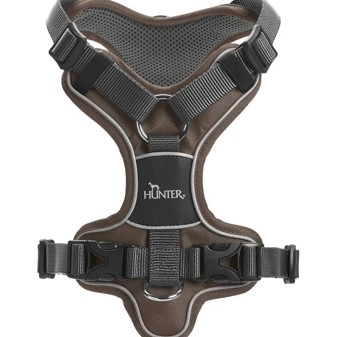 Discount Divo hundesele XS brun/grå just mave 34-47 cm - Let pasform til små hunde Hvalpeseler - Bløde Justerbare Seler Der Giver Din Hvalp Tryghed Og Støtte På Turen|Hundeseler Til Alle Behov Og Hundestørrelser