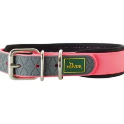 Halsbånd Convenience NeonPink 60 - 45-55 cm Hvalpehalsbånd - Bløde Og Sikre Halsbånd Med Perfekt Pasform Til Din Hvalp|Hundehalsbånd Med Stil - Komfort Og Sikkerhed Til Din Hund
