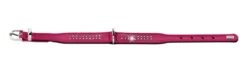 New Halsbånd Diamond Petit 42 Pink - 35-39 cm Hvalpehalsbånd - Bløde Og Sikre Halsbånd Med Perfekt Pasform Til Din Hvalp|Hundehalsbånd Med Stil - Komfort Og Sikkerhed Til Din Hund