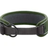 Halsbånd Divo L Grøn/Grå - justerbart hundehalsbånd (45-55 cm, B 4,5 cm) Hvalpehalsbånd - Bløde Og Sikre Halsbånd Med Perfekt Pasform Til Din Hvalp|Hundehalsbånd Med Stil - Komfort Og Sikkerhed Til Din Hund