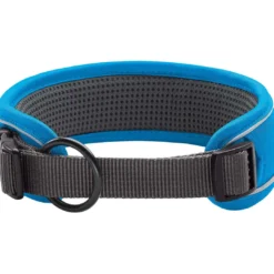Sale Halsbånd Divo L Lyseblå/Grå - justerbart hundehalsbånd (45-55 cm, B 4,5 cm) Hvalpehalsbånd - Bløde Og Sikre Halsbånd Med Perfekt Pasform Til Din Hvalp|Hundehalsbånd Med Stil - Komfort Og Sikkerhed Til Din Hund
