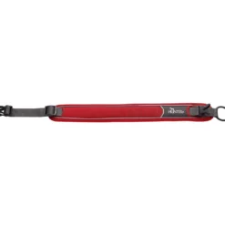 Best Halsbånd Divo L Rød/Grå - justerbart hundehalsbånd (45-55 cm, B 4,5 cm) Hvalpehalsbånd - Bløde Og Sikre Halsbånd Med Perfekt Pasform Til Din Hvalp|Hundehalsbånd Med Stil - Komfort Og Sikkerhed Til Din Hund