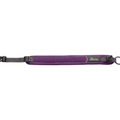 Outlet Halsbånd Divo XL Violet/Grå - justerbart hundehalsbånd (55-65 cm, B 5,5 cm) Hvalpehalsbånd - Bløde Og Sikre Halsbånd Med Perfekt Pasform Til Din Hvalp|Hundehalsbånd Med Stil - Komfort Og Sikkerhed Til Din Hund