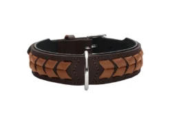 Discount Halsbånd El Paso L Brun/Sort 65 - 50-56 cm Hvalpehalsbånd - Bløde Og Sikre Halsbånd Med Perfekt Pasform Til Din Hvalp|Hundehalsbånd Med Stil - Komfort Og Sikkerhed Til Din Hund