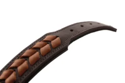 Discount Halsbånd El Paso M Brun/Sort 55 - 42-48 cm Hvalpehalsbånd - Bløde Og Sikre Halsbånd Med Perfekt Pasform Til Din Hvalp|Hundehalsbånd Med Stil - Komfort Og Sikkerhed Til Din Hund