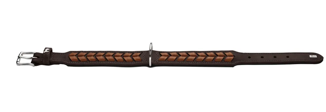 Discount Halsbånd El Paso M Brun/Sort 55 - 42-48 cm Hvalpehalsbånd - Bløde Og Sikre Halsbånd Med Perfekt Pasform Til Din Hvalp|Hundehalsbånd Med Stil - Komfort Og Sikkerhed Til Din Hund