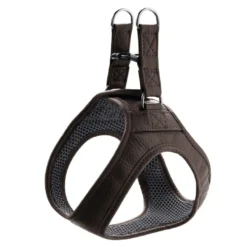 Outlet Hilo læder hundesele S brun hals 43-48 cm - blød komfort til hverdagen Hvalpeseler - Bløde Justerbare Seler Der Giver Din Hvalp Tryghed Og Støtte På Turen|Hundeseler Til Alle Behov Og Hundestørrelser