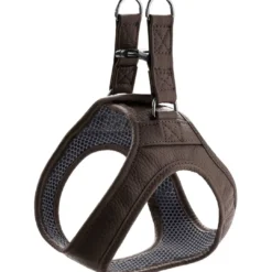 Clearance Hilo læder hundesele XS-S brun hals 37-40 cm - let og komfortabel pasform Hvalpeseler - Bløde Justerbare Seler Der Giver Din Hvalp Tryghed Og Støtte På Turen|Hundeseler Til Alle Behov Og Hundestørrelser