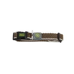 New hunde halsbånd Hilo Brun S-M - justerbart hundehalsbånd (30-43 cm, B 2,5 cm) Hvalpehalsbånd - Bløde Og Sikre Halsbånd Med Perfekt Pasform Til Din Hvalp|Hundehalsbånd Med Stil - Komfort Og Sikkerhed Til Din Hund