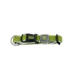 Online hunde halsbånd Hilo Lime XL - justerbart hundehalsbånd (45-70 cm, B 3,8 cm) Hvalpehalsbånd - Bløde Og Sikre Halsbånd Med Perfekt Pasform Til Din Hvalp|Hundehalsbånd Med Stil - Komfort Og Sikkerhed Til Din Hund