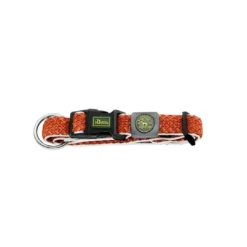 Outlet hunde halsbånd Hilo Orange XL - justerbart hundehalsbånd (45-70 cm, B 3,8 cm) Hvalpehalsbånd - Bløde Og Sikre Halsbånd Med Perfekt Pasform Til Din Hvalp|Hundehalsbånd Med Stil - Komfort Og Sikkerhed Til Din Hund