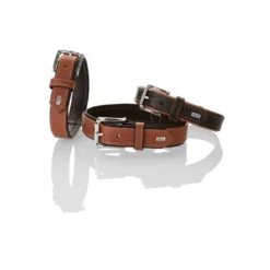 Online Hundehalsbånd læder Canada Elg Str.35 Sort/Cognac - 24-30 cm Hvalpehalsbånd - Bløde Og Sikre Halsbånd Med Perfekt Pasform Til Din Hvalp|Hundehalsbånd Med Stil - Komfort Og Sikkerhed Til Din Hund
