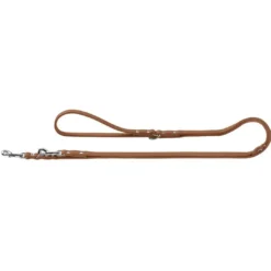 New Hundeline Elg Petit 8/200 Cognac Hundesnor I Mange Varianter Og Materialer|Hundesnor Til Hvalpe