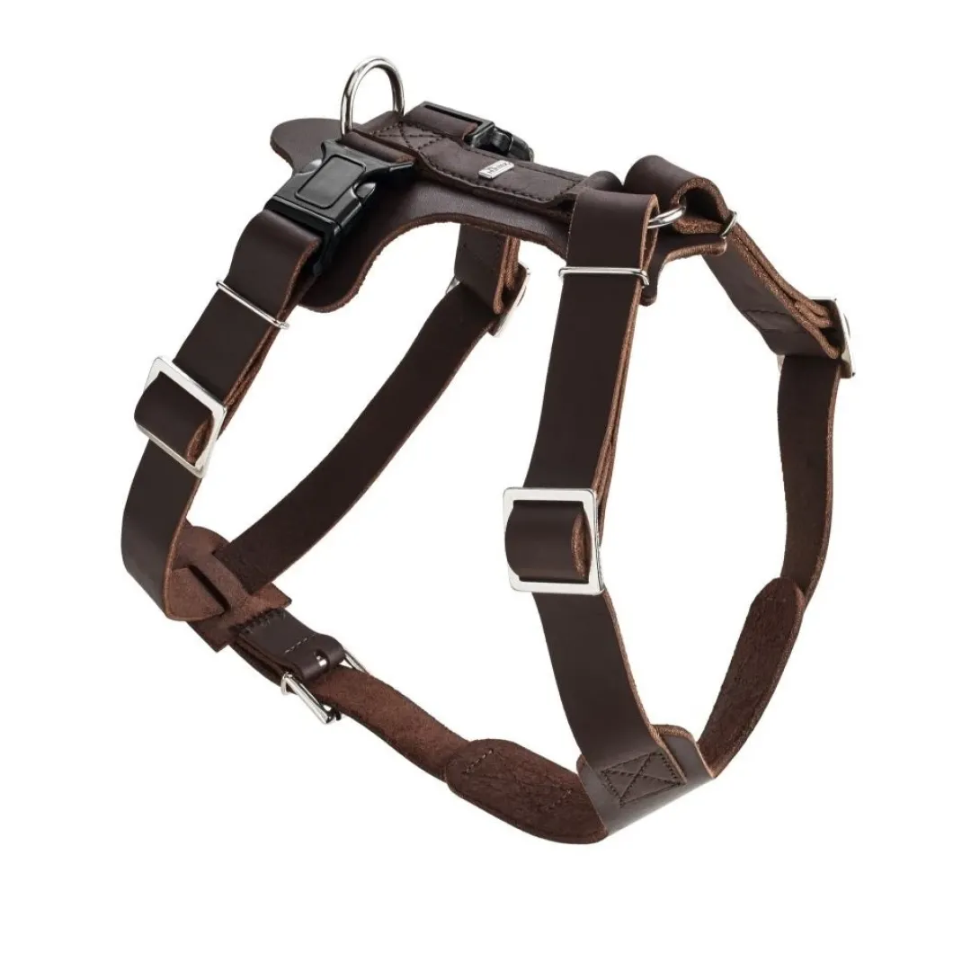 Online Hundesele Aalborg mørkebrun XXL (M-L/2) - Bryst/hals 62-90 cm Hvalpeseler - Bløde Justerbare Seler Der Giver Din Hvalp Tryghed Og Støtte På Turen|Hundeseler Til Alle Behov Og Hundestørrelser