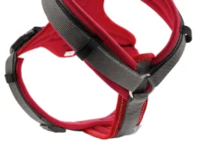 Clearance hundesele Maldon Rød og Grå S-M længde 46-82 cm 2,0 cm - fleksibel og stabil pasform Hundeseler Til Alle Behov Og Hundestørrelser