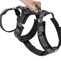 hundesele Safety Maldon Gråsort L længde 66-118 cm 2,5 cm - sikker stabilitet Hundeseler Til Alle Behov Og Hundestørrelser