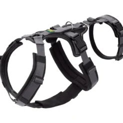 Outlet hundesele Safety Maldon Gråsort XS-S længde 38-62 cm 2,0 cm - sikker og smidig pasform Hundeseler Til Alle Behov Og Hundestørrelser