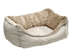 Online hundeseng Astana Medium 80x60 cm Brun Hundesenge Og Kurve Til Hunde - Bløde Og Komfortable|Sovepladser Til Hvalpe - Hundesenge, Kølemåtter Og Trygge Hvilesteder