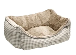 Online hundeseng Astana Medium 80x60 cm Brun Hundesenge Og Kurve Til Hunde - Bløde Og Komfortable|Sovepladser Til Hvalpe - Hundesenge, Kølemåtter Og Trygge Hvilesteder