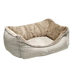 New hundeseng Astana Small 60x45 cm Brun Killingesenge Og Afslapningspladser - Trygge Hvilepladser Til Små Katte|Hundesenge Og Kurve Til Hunde - Bløde Og Komfortable