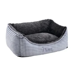Online hundeseng Astana Small 60x45 cm Blå Killingesenge Og Afslapningspladser - Trygge Hvilepladser Til Små Katte|Hundesenge Og Kurve Til Hunde - Bløde Og Komfortable