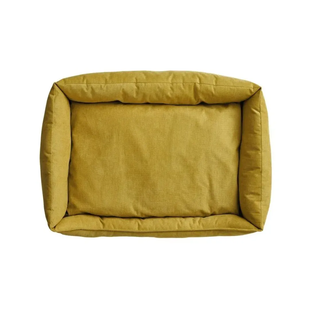 New hundeseng Eiby Small 60x40 cm Gul Hundesenge Og Kurve Til Hunde - Bløde Og Komfortable|Sovepladser Til Hvalpe - Hundesenge, Kølemåtter Og Trygge Hvilesteder