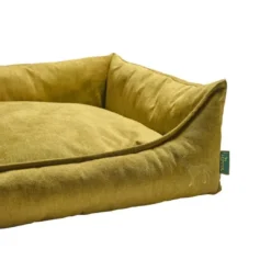 New hundeseng Eiby Small 60x40 cm Gul Hundesenge Og Kurve Til Hunde - Bløde Og Komfortable|Sovepladser Til Hvalpe - Hundesenge, Kølemåtter Og Trygge Hvilesteder
