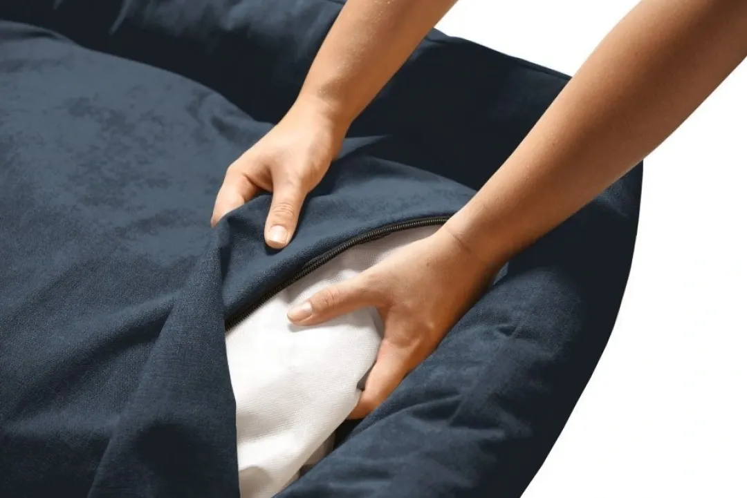 Online hundeseng Eiby S 60x40 cm Blå Hundesenge Og Kurve Til Hunde - Bløde Og Komfortable|Sovepladser Til Hvalpe - Hundesenge, Kølemåtter Og Trygge Hvilesteder