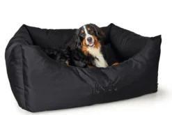 Best hundeseng Gent antibakteriel Medium 80x60 cm Sort Hundesenge Og Kurve Til Hunde - Bløde Og Komfortable|Sovepladser Til Hvalpe - Hundesenge, Kølemåtter Og Trygge Hvilesteder