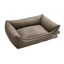 New hundesofa Bologna Large 90 x 70 cm i stone Hundesenge Og Kurve Til Hunde - Bløde Og Komfortable|Sovepladser Til Hvalpe - Hundesenge, Kølemåtter Og Trygge Hvilesteder