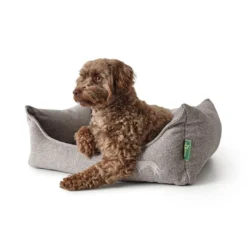 Hot hundesofa Prag L 90 x 70 cm Grå Hundesenge Og Kurve Til Hunde - Bløde Og Komfortable|Sovepladser Til Hvalpe - Hundesenge, Kølemåtter Og Trygge Hvilesteder