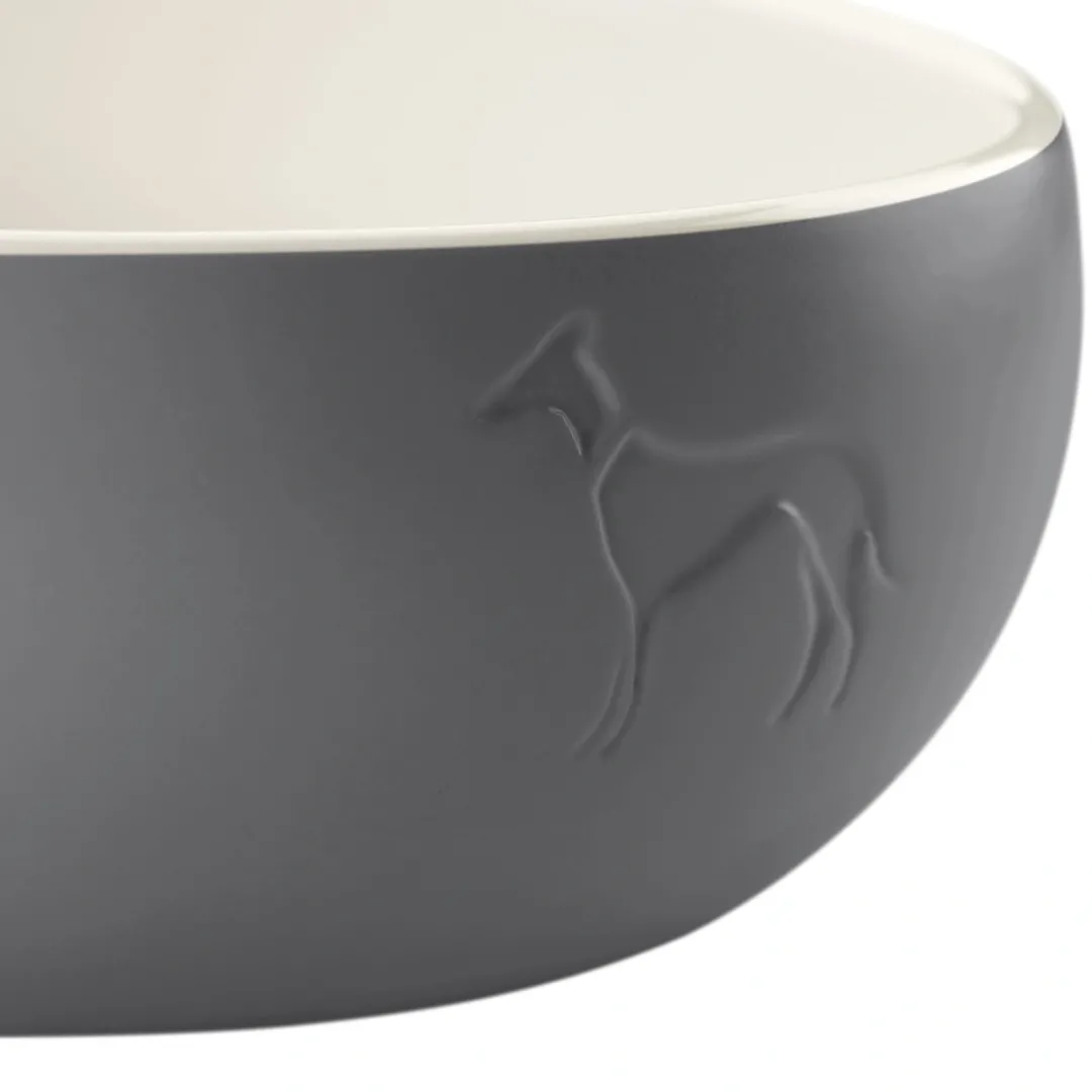 keramik Lund hunde skål 310 ml Grå Hundeskåle Til Mad Og Drikke Der Passer Til Din Hunds Behov|Hundeskåle Til Hvalpe - Praktisk, Sikker Og Nem Spisetid