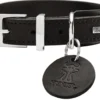 Best Larvik Comfort 40 Sort Hundehalsbånd - justerbart hundehalsbånd (28 - 34 cm, B 2,2 Hvalpehalsbånd - Bløde Og Sikre Halsbånd Med Perfekt Pasform Til Din Hvalp|Hundehalsbånd Med Stil - Komfort Og Sikkerhed Til Din Hund
