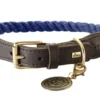 List Reb Halsbånd S Blå - 41-49 cm Hvalpehalsbånd - Bløde Og Sikre Halsbånd Med Perfekt Pasform Til Din Hvalp|Hundehalsbånd Med Stil - Komfort Og Sikkerhed Til Din Hund