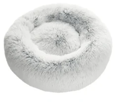 Outlet Loppa donut hundeseng Ø 50 cm Hvid Hundesenge Og Kurve Til Hunde - Bløde Og Komfortable|Sovepladser Til Hvalpe - Hundesenge, Kølemåtter Og Trygge Hvilesteder