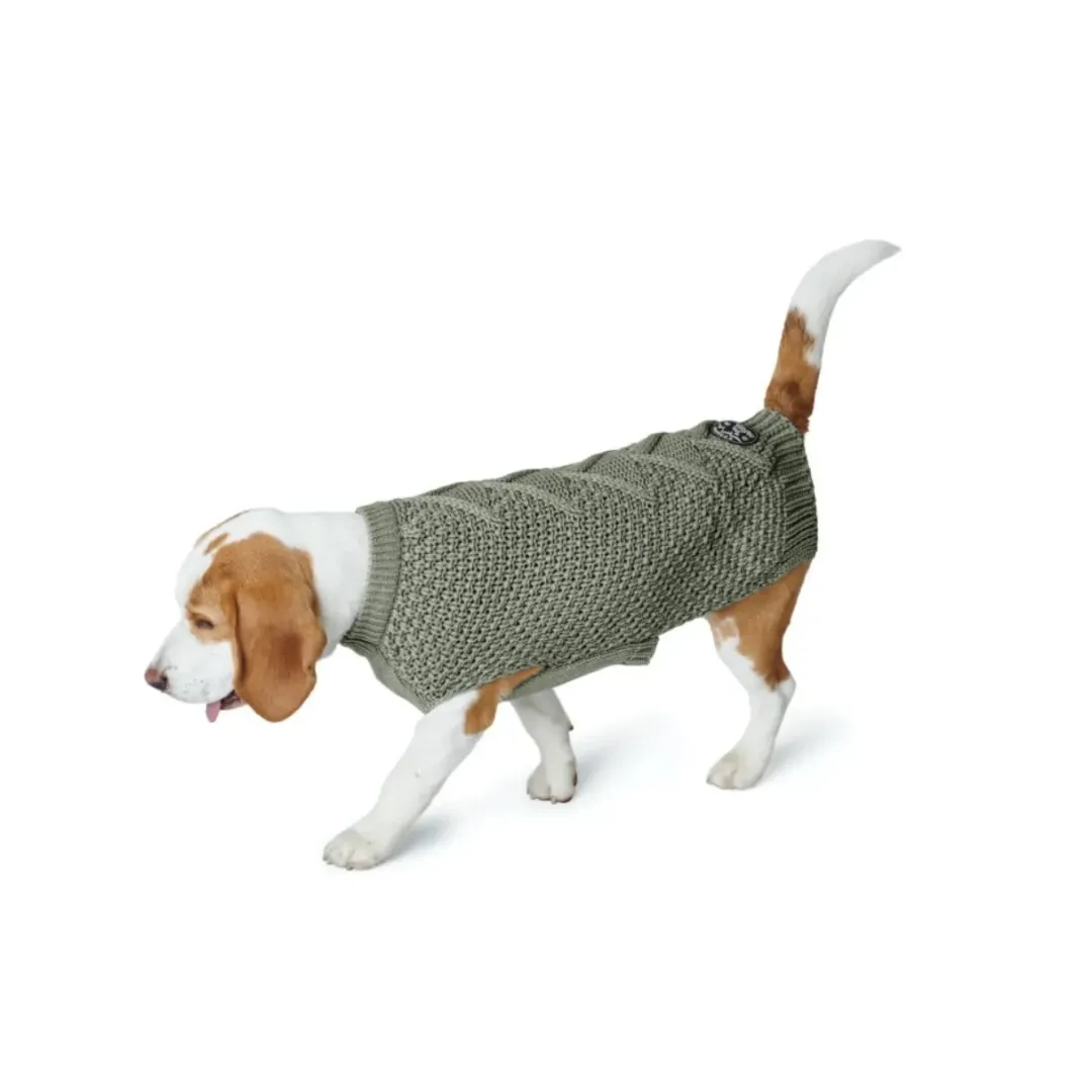 Malmø hundesweater Khaki str 45 - varm og blød komfort Hundetøj Til Hvalpe - Varme Dækkener Og Sko Til Trygge Gåture|Hundetøj Til Alle Hunde Med Varme Dækkener Og Sko
