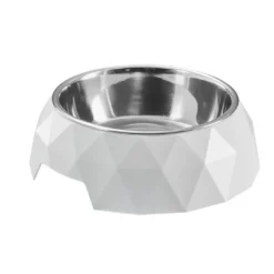 Hot Melamine skål Kimberley hvid 160 ml Hundeskåle Til Mad Og Drikke Der Passer Til Din Hunds Behov|Hundeskåle Til Hvalpe - Praktisk, Sikker Og Nem Spisetid