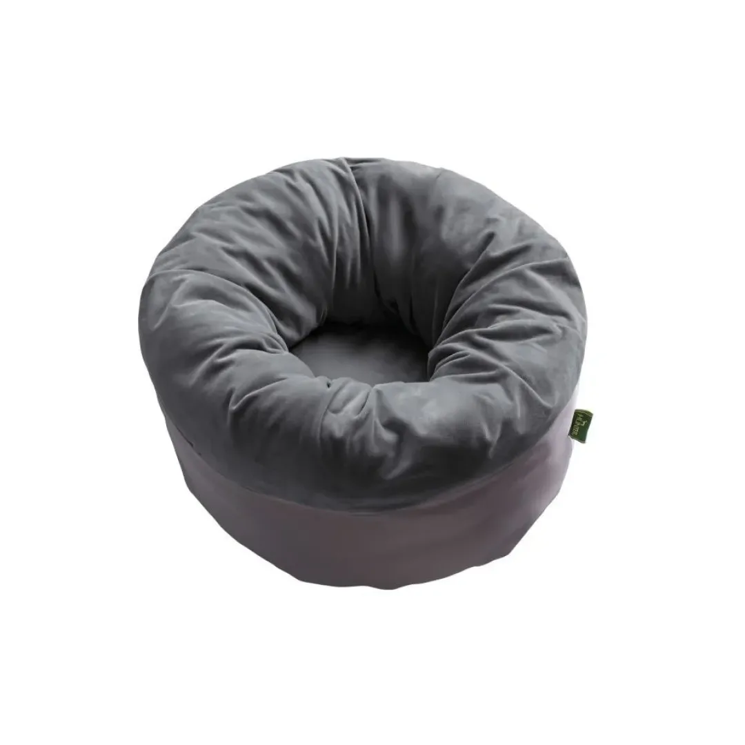 Sale Miranda donut seng M Ø 50 cm Mørkegrå Killingesenge Og Afslapningspladser - Trygge Hvilepladser Til Små Katte|Hundesenge Og Kurve Til Hunde - Bløde Og Komfortable