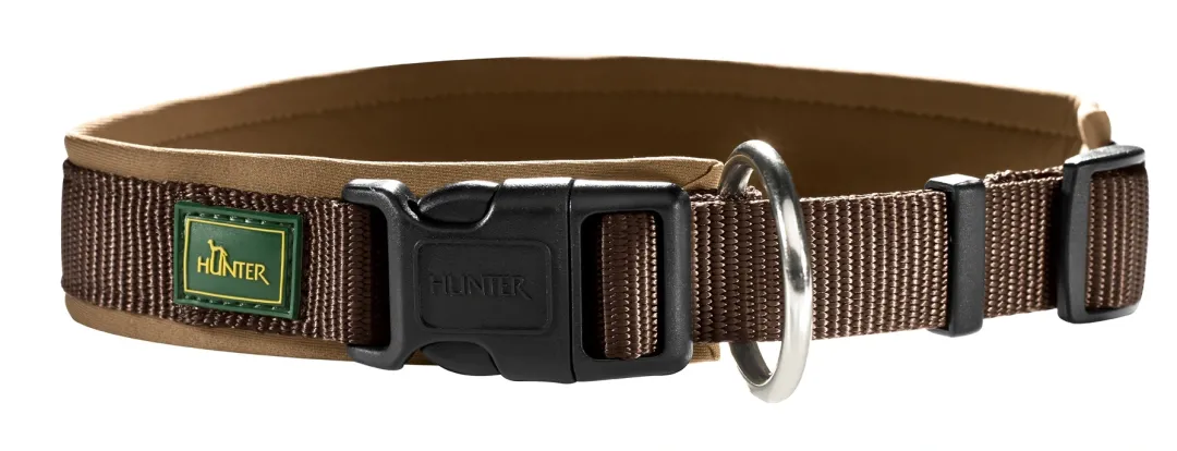 Discount Neopren hundehalsbånd brun 30 cm - 28-30 cm indstilling Hvalpehalsbånd - Bløde Og Sikre Halsbånd Med Perfekt Pasform Til Din Hvalp|Hundehalsbånd Med Stil - Komfort Og Sikkerhed Til Din Hund