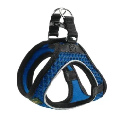 Clearance NY Hilo Comfort hundesele M-L blå mave/bryst 65-70 cm - Let komfort og stabil pasform Hvalpeseler - Bløde Justerbare Seler Der Giver Din Hvalp Tryghed Og Støtte På Turen|Hundeseler Til Alle Behov Og Hundestørrelser