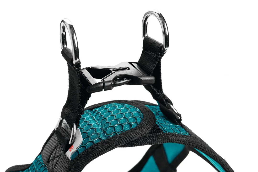 Sale NY Hilo Comfort hundesele S turkis mave/bryst 46-52 cm - Let komfort og stabil pasform Hvalpeseler - Bløde Justerbare Seler Der Giver Din Hvalp Tryghed Og Støtte På Turen|Hundeseler Til Alle Behov Og Hundestørrelser