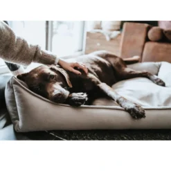 New Ortho Merida hundeseng L 90x70 cm Taupe Hundesenge Og Kurve Til Hunde - Bløde Og Komfortable|Sovepladser Til Hvalpe - Hundesenge, Kølemåtter Og Trygge Hvilesteder