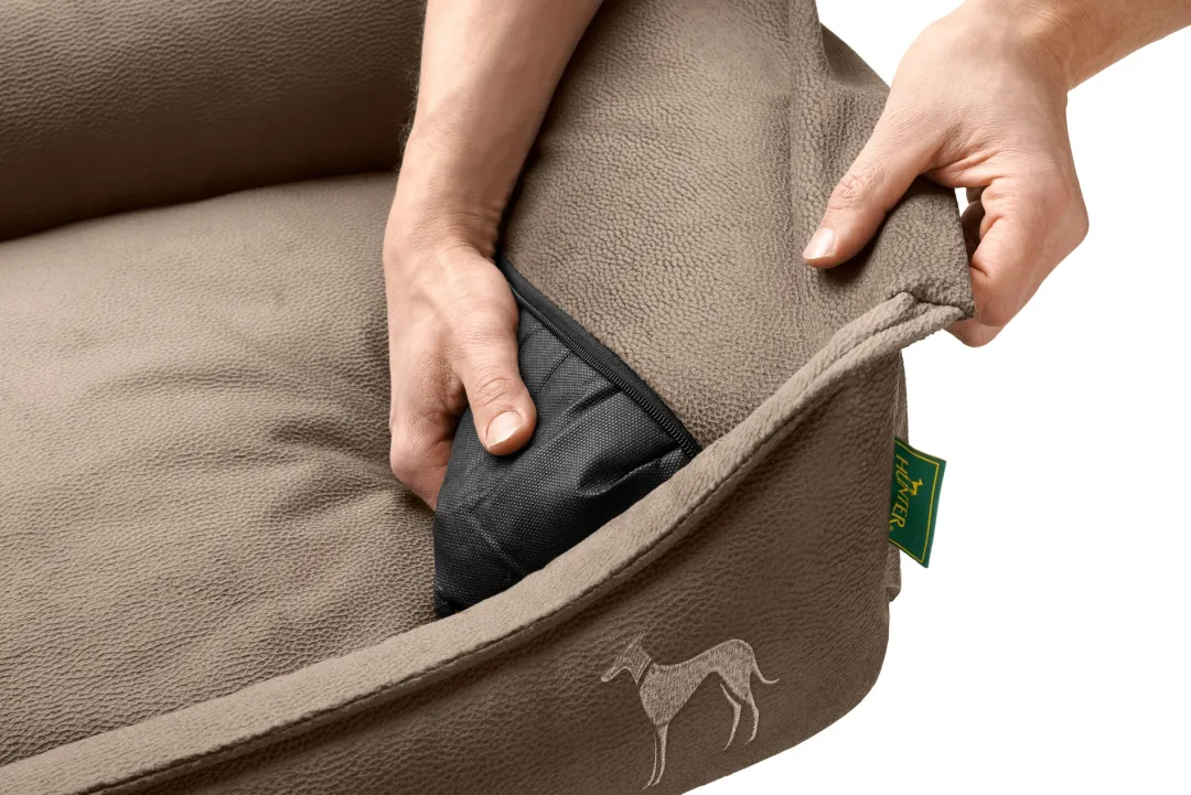 Ortho Merida hundeseng Small 50x35 cm Taupe Hundesenge Og Kurve Til Hunde - Bløde Og Komfortable|Sovepladser Til Hvalpe - Hundesenge, Kølemåtter Og Trygge Hvilesteder
